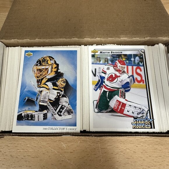 1992-93 Upper Deck Hockey Complete Set 1-440 Martin Brodeur Rookie - Picture 1 of 1